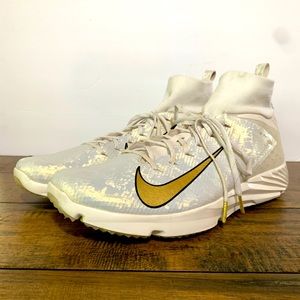 Nike Vapor Untouchable Speed Turf 2 Football Shoes/Cleats Mens 15 Cream/Gold